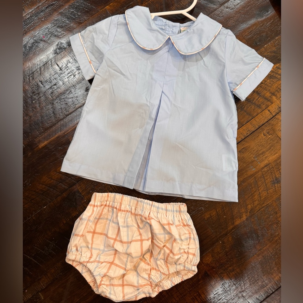 Grace & James Blue Diaper Set
